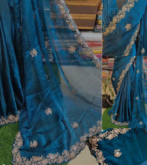Premium Pure Fandy Designer Saree for Weddings & Party Wear