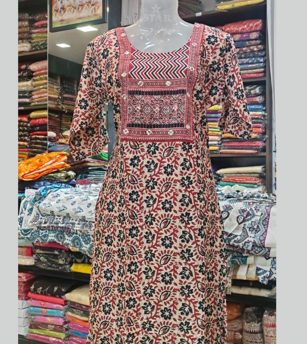 Cotton Printed Ajrakh 2-Piece Set – Elegant Everyday Wear