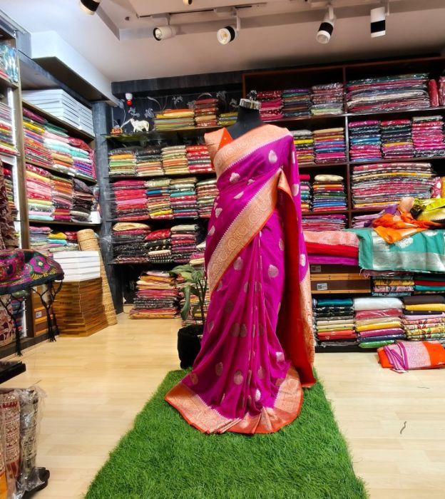 Elegant Motka Georgette Silk Saree for Every Occasion